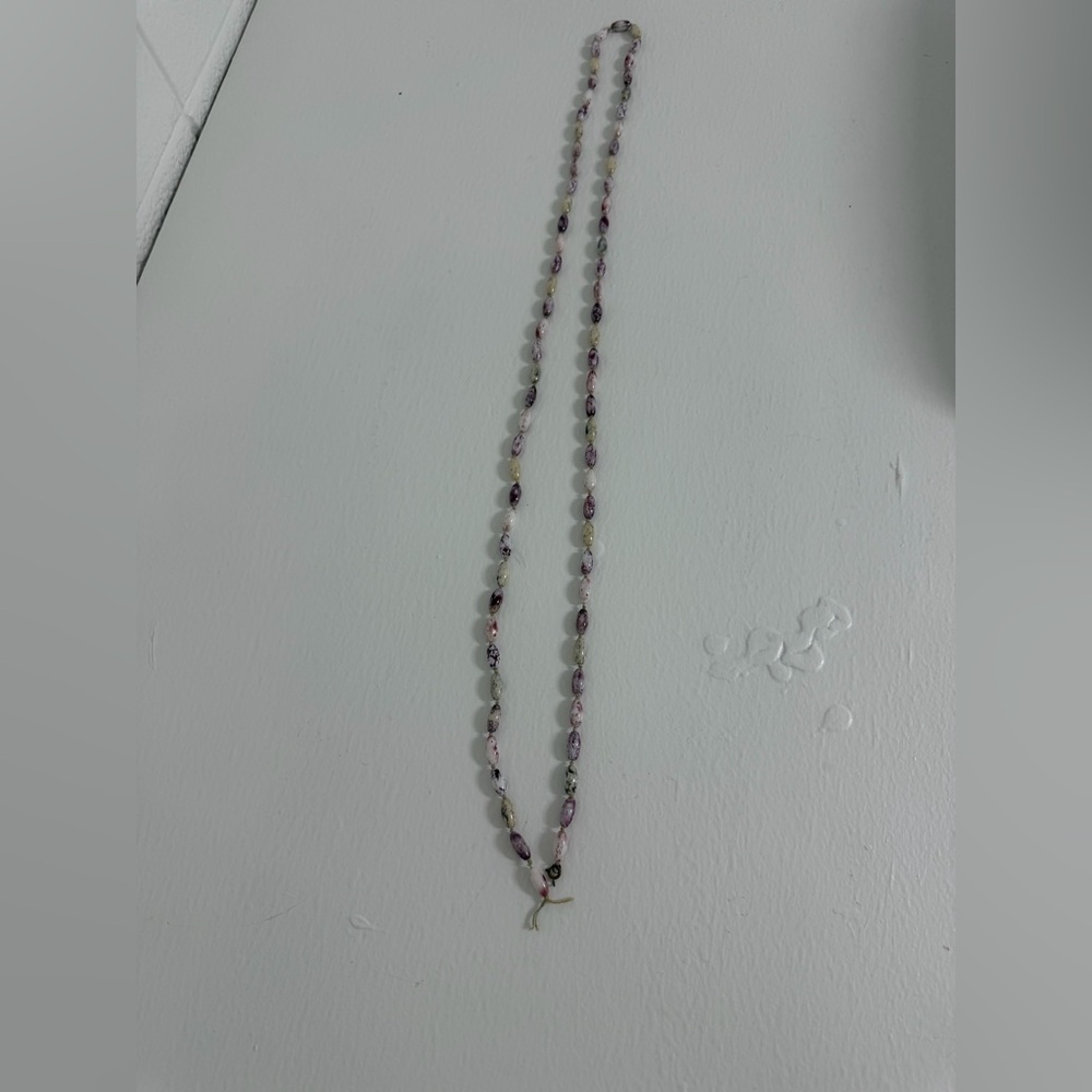 Chic Lavender Beaded Necklace